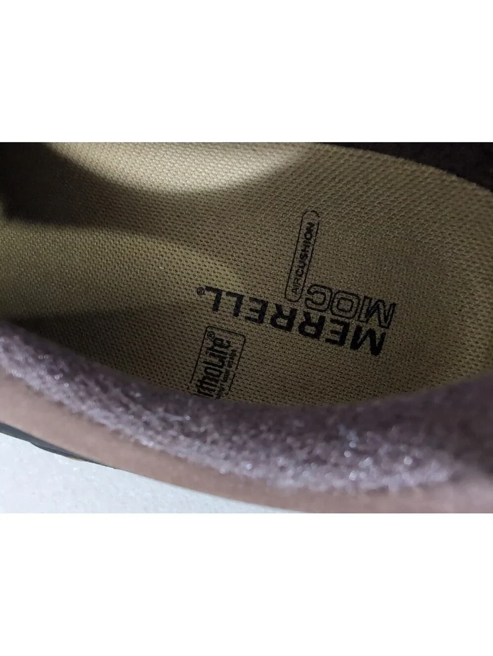 Merrell MOC Ortholite Dual Density Hiking Shoes Woman's 8 Air Cushion